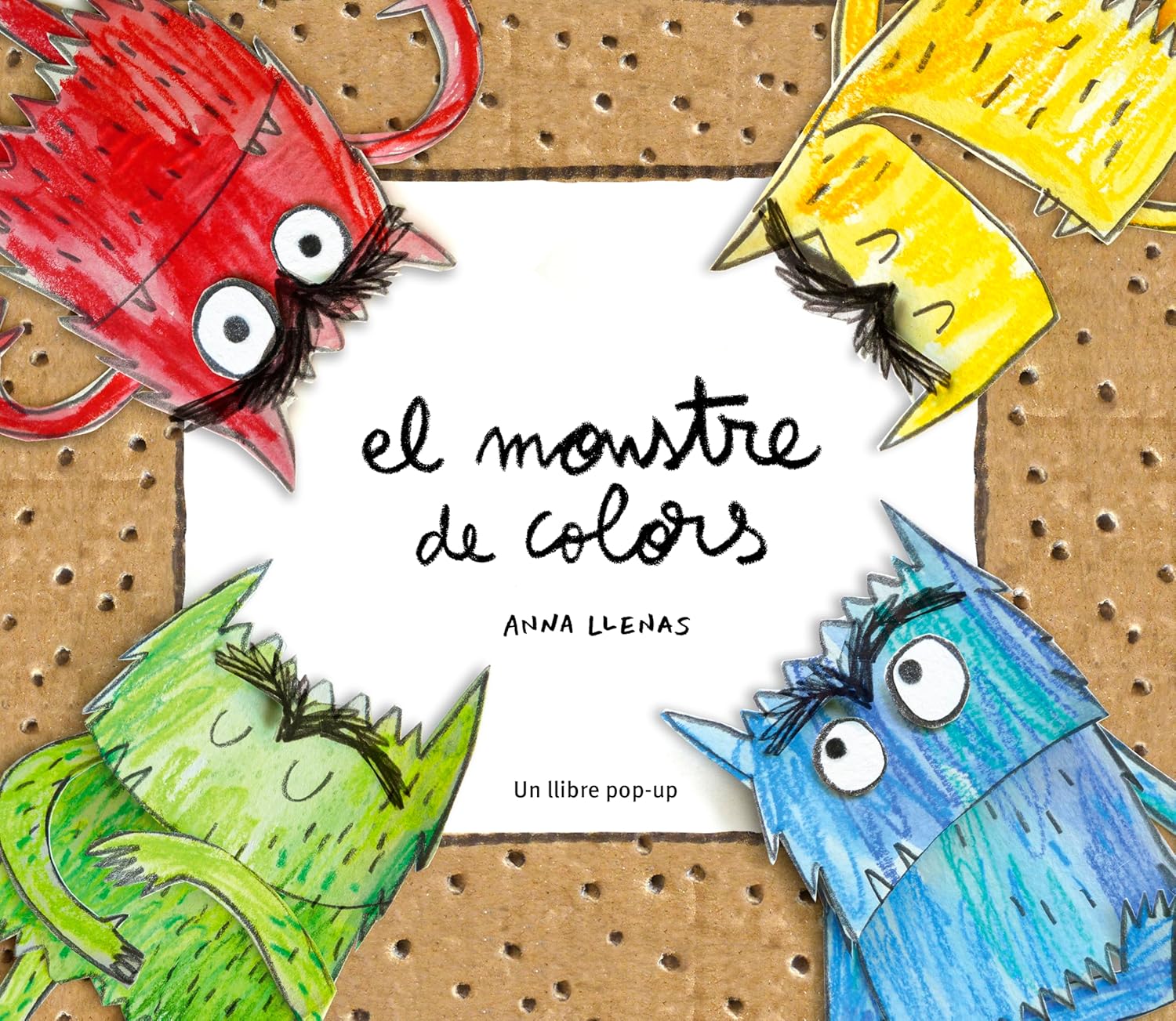 Portada del llibre El Monstre de Colors d'Anna Llenas, conte per treballar emocions en català per a nens