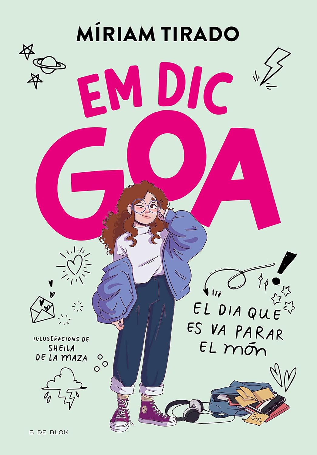 Portada del llibre Em dic Goa de Míriam Tirado, novel·la juvenil en català sobre separació de pares